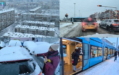 Problemi zbog snijega diljem Hrvatske