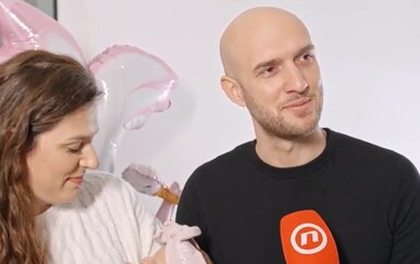 Velika sreća u obitelji Marka Škugora, iz šibenskog rodilišta izašla njegova princeza Maris, prva beba rođena u 2026.-oj