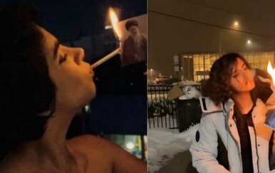 Iranke u znak protesta pale fotografije vođe cigaretom