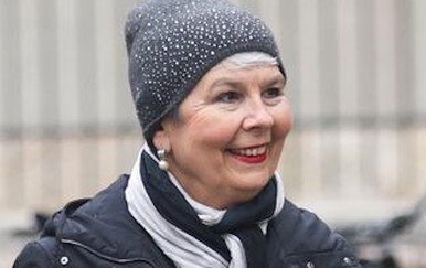 Jadranka Kosor s unukom Ezrom na špici