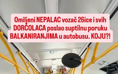 Strani vozač autobusa u Srbiji poslao suptilnu poruku i nasmijao cijeli Balkan