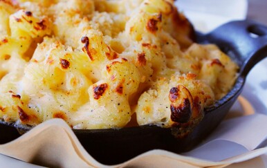 Zapečeni makaroni s 4 vrste sira recept