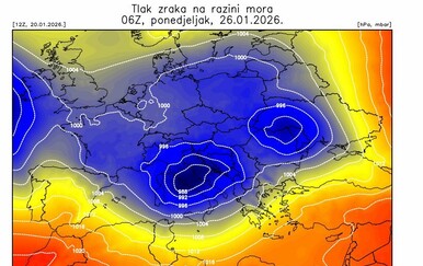 Stiže promjena vremena: Pogledajte gdje će biti i snijega