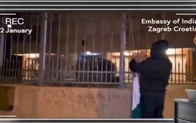 VIDEO Objavljena snimka incidenta u Veleposlanstvu Indije u Zagrebu