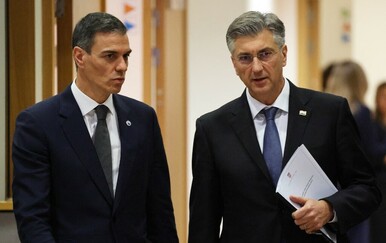 Pedro Sanchez i Andrej Plenković u Bruxellesu