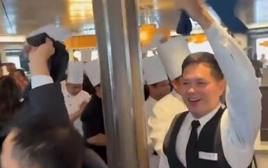 Kolinda Grabar Kitarović pokazala atmosferu na brodu nakon prolaska Drakeovim prolazom