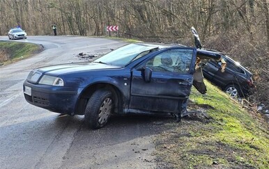Teška nesreća kod Privlake: U sudaru teško ozlijeđeni vozač i dijete, još četvero lakše ozlijeđenih