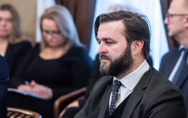 Tomislav Ćorić i Andrej Plenković na sjednici Odbora za financije i državni proračun