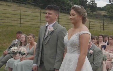 Nepozvana gošća pokušala im pokvariti vjenčanje, pogledajte snimku incidenta