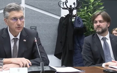 Tomislav Ćorić i Andrej Plenković na sjednici Odbora za financije i državni proračun