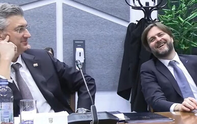 Tomislav Ćorić i Andrej Plenković na sjednici Odbora za financije i državni proračun