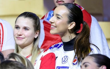 Antonela Srna bodrila Hrvatsku s tribina: Sestra Zvonimira Srne na polufinalu protiv Njemačke