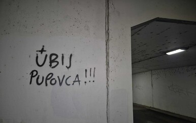 Grafit koji poziva na ubojstvo Milorada Pupovca