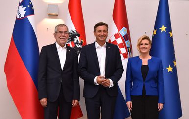 Predsjednica s austrijskim i slovenskim kolegama (Foto: Twitter/Ured Predsjednice)