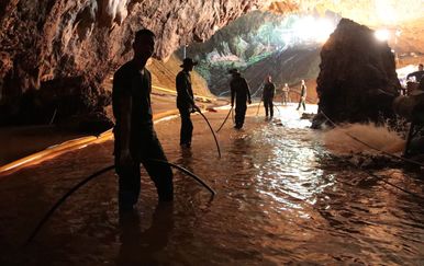 Akcija spašavanja u pećini na Tajlandu (Foto: AFP) - 3