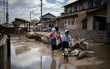 Poplava u Japanu (Foto: AFP)