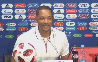 Will Smith, koautor himne Svjetskog nogometnog prvenstva u Rusiji, na konferenciji za novinare uoči finala između Hrvatske i Francuske (Foto: Dnevnik.hr)