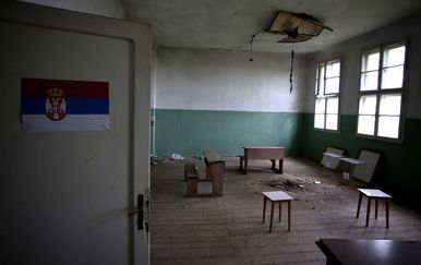 Ruševna školska učionice u Srbiji (Foto: Arhiva/AFP)