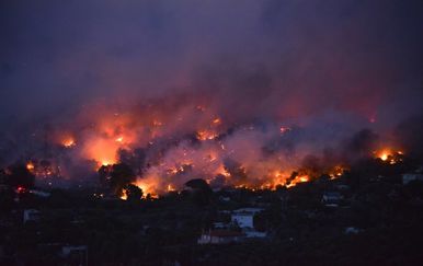Požar u Grčkoj na području Atene (Arhiva: AFP)