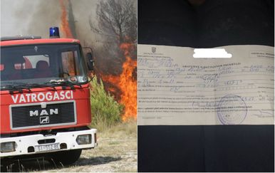 Vatrogasac dobio kaznu za parkiranje nakon 20 sati provedenih na požarištu (Foto: Dnevnik.hr)