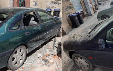Zagrepčanki su nakon potresa oštećena dva automobila