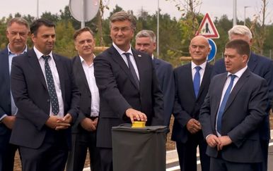 Plenković otvorio dionicu Istarskog ipsilona