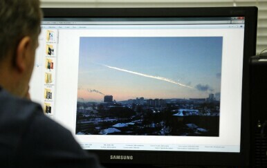 Trag eksplozije meteorita iznad Čeljabinska