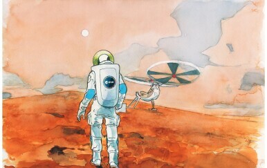 ESA na Marsu, ilustracija