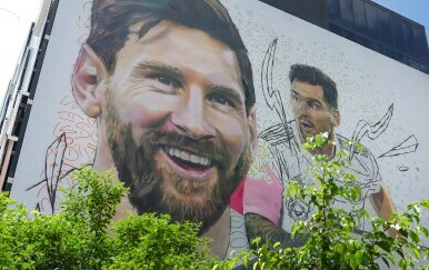 Messijev mural u Miamiju