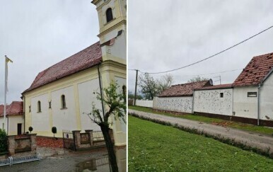 Oluja je teško oštetila kuće i zgrade u Bošnjacima