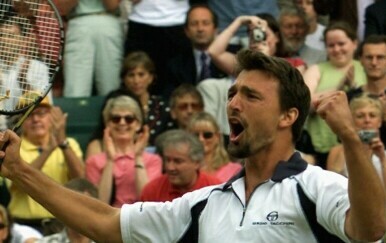 Goran Ivanišević na Wimbledonu 2001. godine