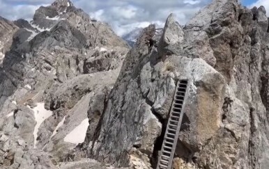 Planinari na Dolomitima