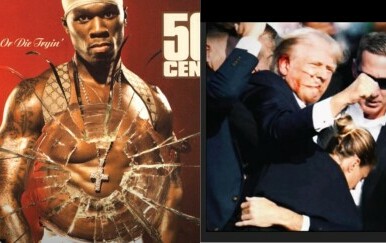 Reper 50 Cent na naslovnici albuma i pokušaj atentata na Donalda Trumpa