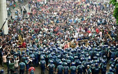 Sukobi prosvjednika i policije u Bangladešu - 2
