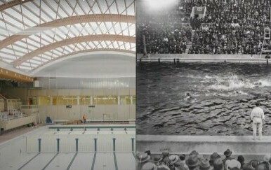 Stare i nove fotografije bazena na Olimpijskim igrama