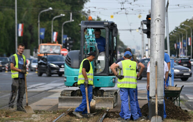 Radovi na raskrižju Držićeve i Vukovarske - 7