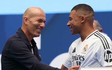 Zinedine Zidane i Kylian Mbappe