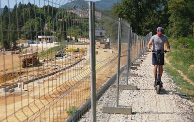 Radovi na klizištu na Pantovčaku