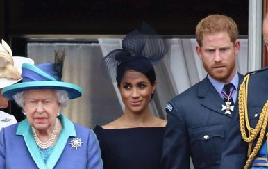 Meghan Markle, princ Harry, kraljica Elizabeta