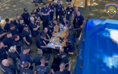 VIDEO Pogledajte kako izgleda baza operacija Civilne zaštite za koncert