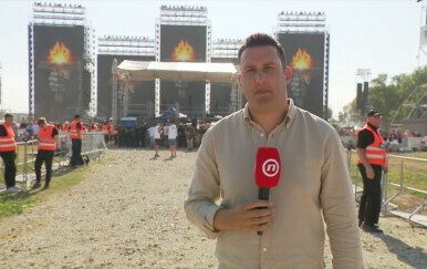 Reporter Domagoj Mikić - javljanje s Hipodroma