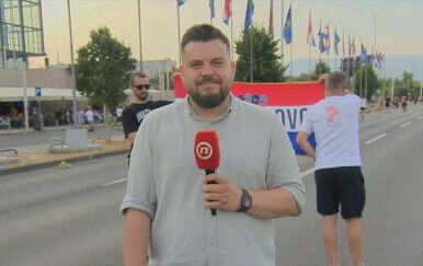 Dnevnik Nove TV u ulici Hrvatske bratske zajednice uoči Thomponovog koncerta