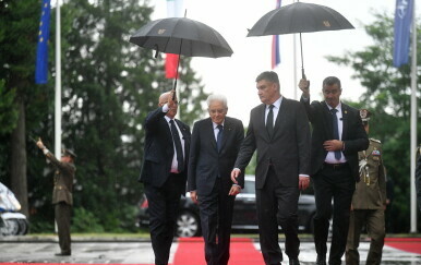 Sergio Mattarella u službenom posjetu Hrvatskoj