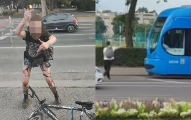 Šokantne scene u Zagrebu: Vandalski napadi djevojke i mladića na tramvaje