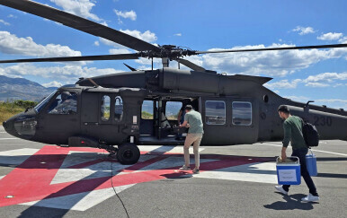 FOTO Uz pomoć helikoptera Black Hawk spašen jedan život