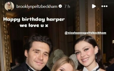 Brooklyn Peltz Beckham i Harper Beckham
