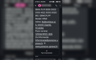 Dobili se te ovakvu SMS poruku iz Porezne uprave? NIKAKO ne nasjedajte na nju