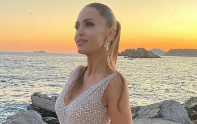 Mila Horvat zablistala je u Dubrovniku u haljini Matije Vuice