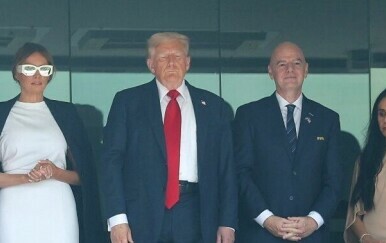 VIDEO Trump na tribinama prati Svjetsko klupsko prvenstvo: FIFA predstavila himnu