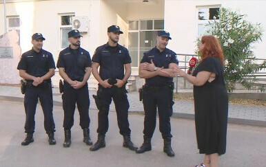 Zadarski policajci spasili obitelj iz plamene buktinje